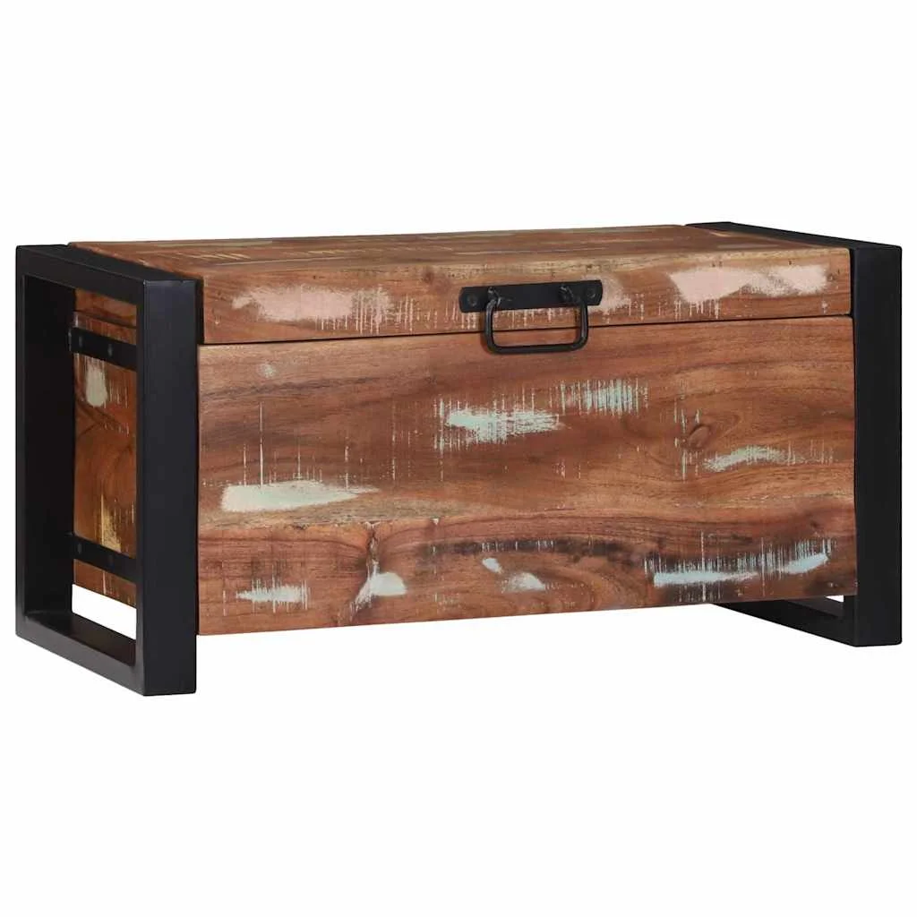 Tárolódobozok Barna 60 x 30 x 30 cm Tömör újrahasznosított fa