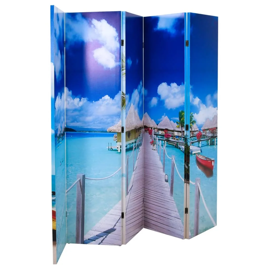 Tengerpart mintás paraván 200 x 170 cm 