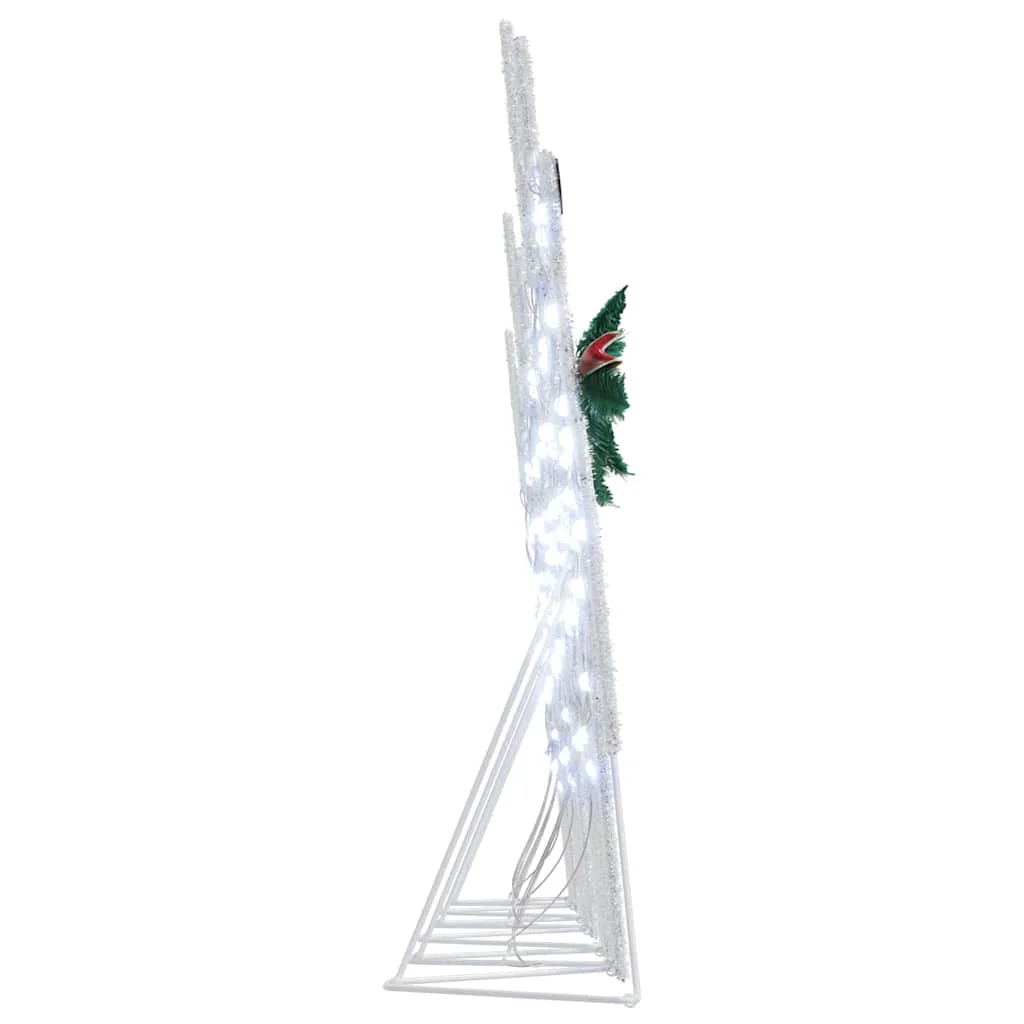 LED rénszarvasok 6 pcs Ezüst szövet