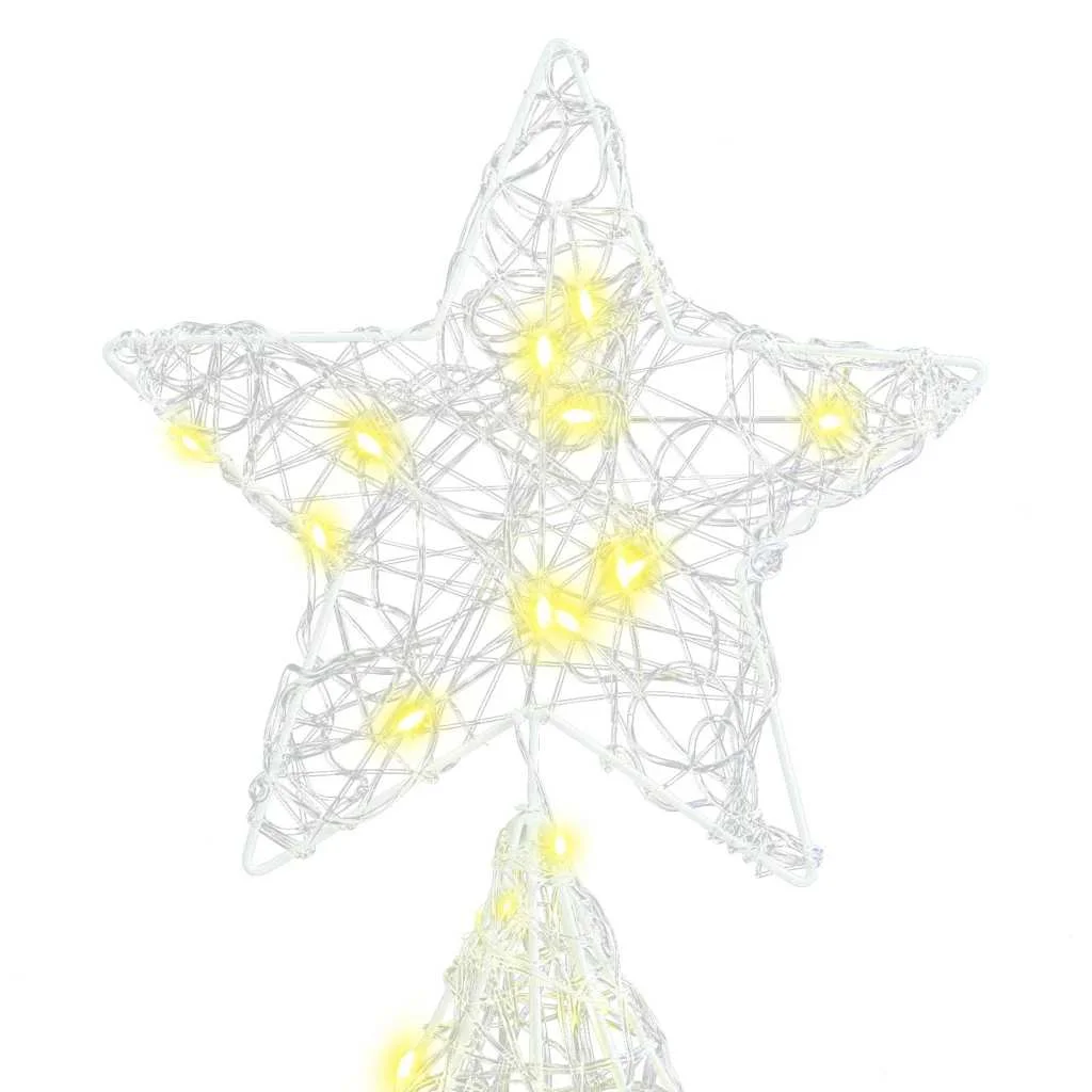 Karácsonyfa 240 LED-del Meleg fehér 180 cm Akril