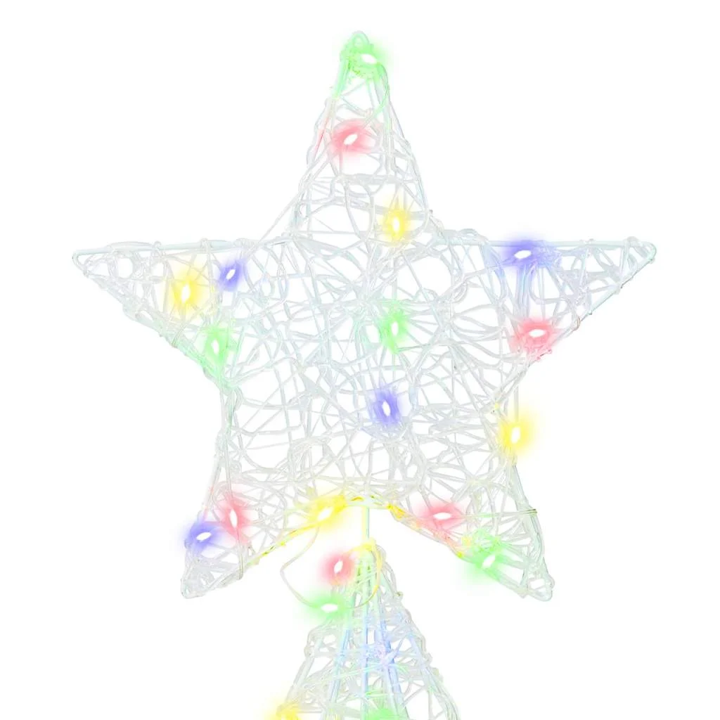 Karácsonyfa 240 LED-del Sokszínű 180 cm Akril