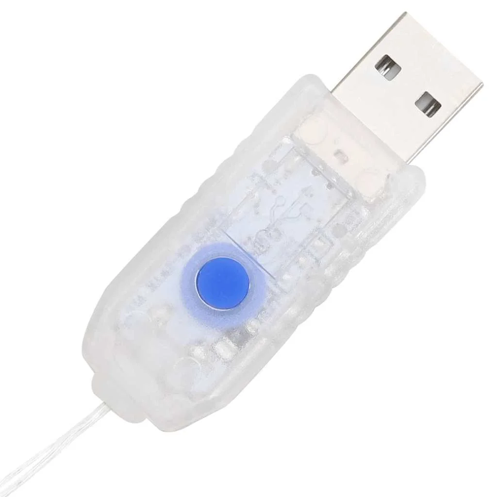 Koszorú 150 LED-del Meleg fehér 120 cm Akril