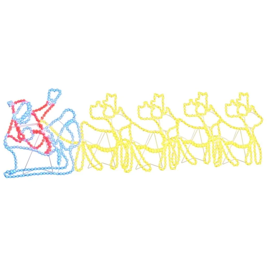 Karácsonyi Dísz 1224 LED-del Sokszínű 69 x 79 cm PVC