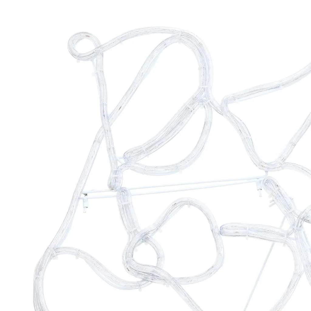 Karácsonyi Dísz 1224 LED-del Sokszínű 69 x 79 cm PVC