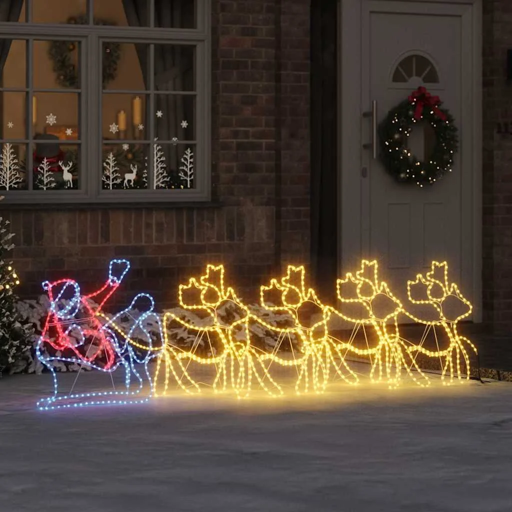 Karácsonyi Dísz 1224 LED-del Sokszínű 69 x 79 cm PVC