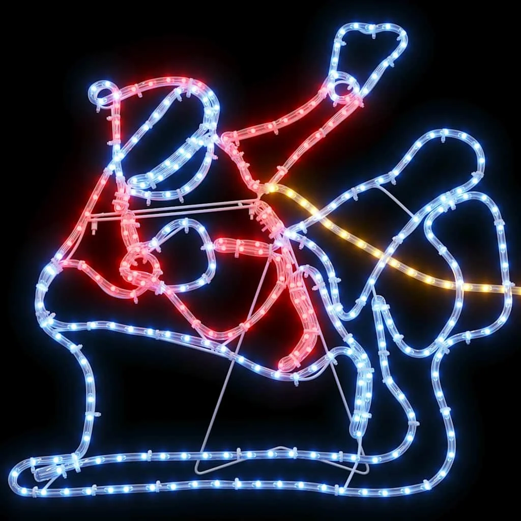 LED Karácsonyi Dekoráció Sokszínű 69 x 79 cm PVC