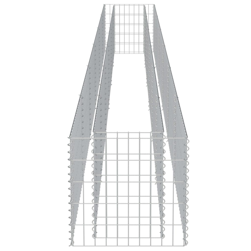 Horganyzott acél gabion magaságyás 540 x 50 x 50 cm