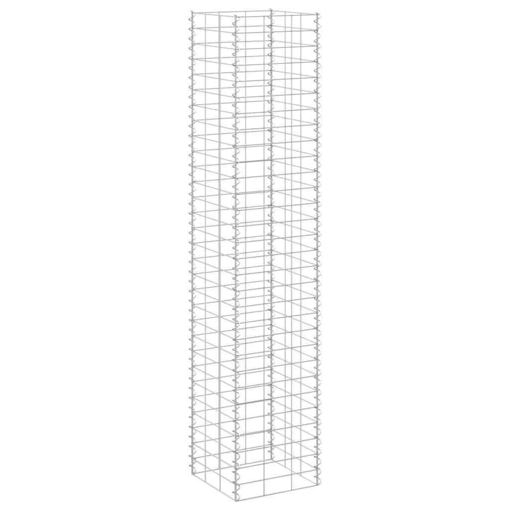 3 db vas gabion magaságyás 30 x 30 x 150 cm