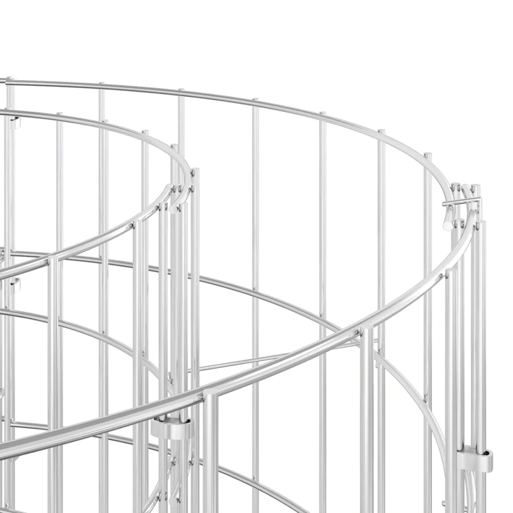 Horganyzott vas gabion magaságyás 190 x 50 x 50 cm