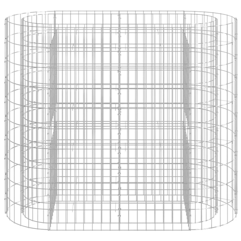 Horganyzott vas gabion magaságyás 120x50x100 cm