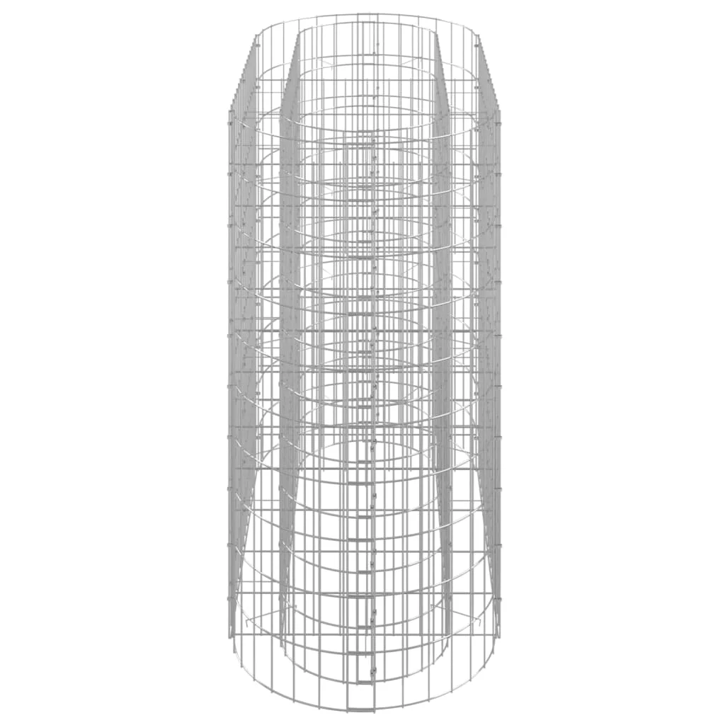 Horganyzott vas gabion magaságyás 120x50x100 cm