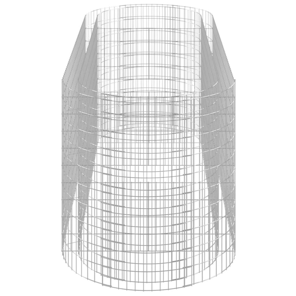 Horganyzott vas gabion magaságyás 300x100x100 cm