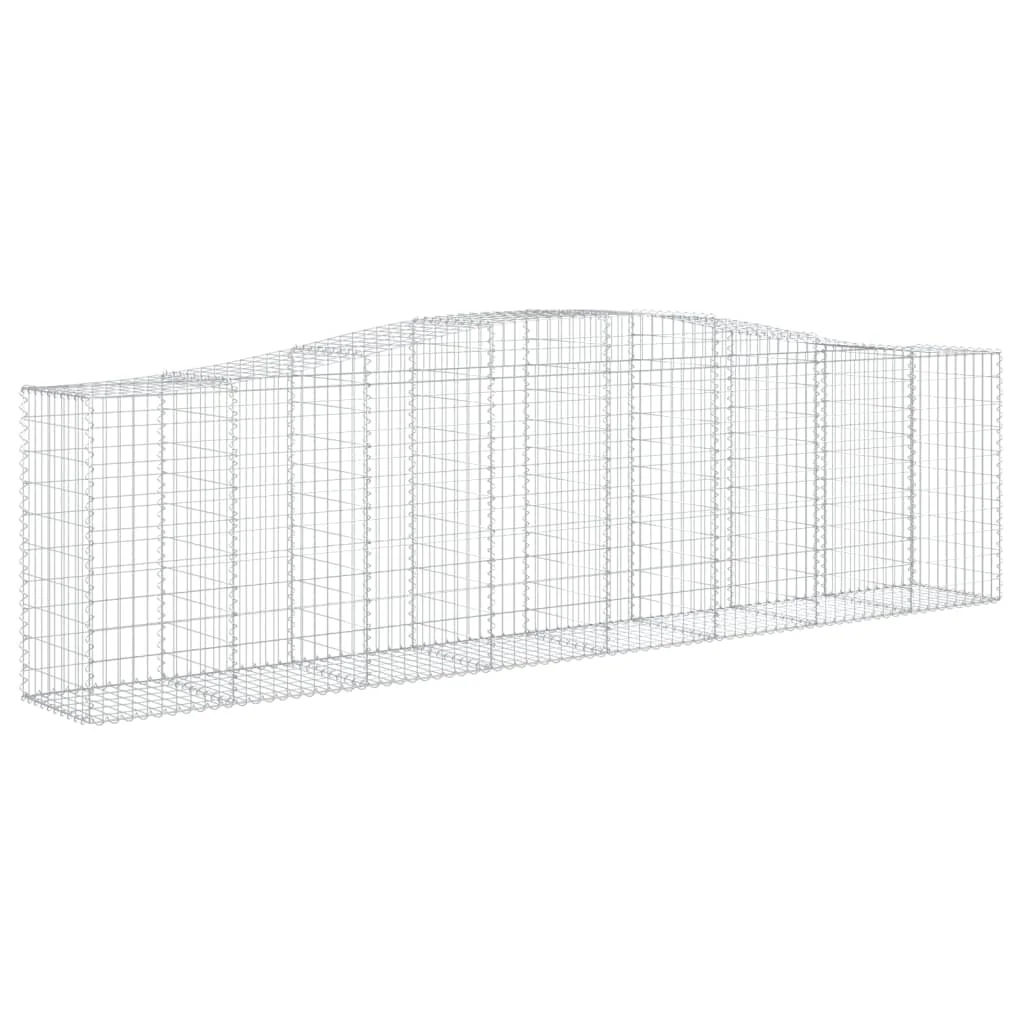 íves horganyzott vas gabion kosár 400x50x100/120 cm