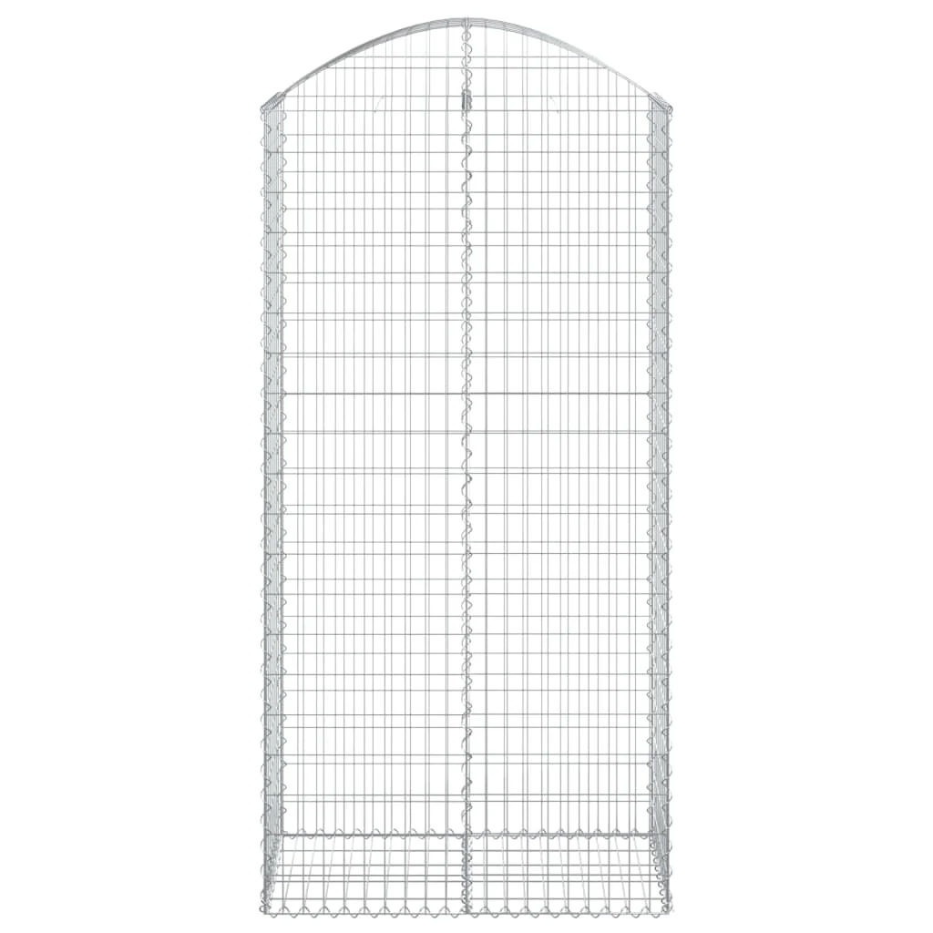 íves horganyzott vas gabion kosár 100x50x200/220 cm