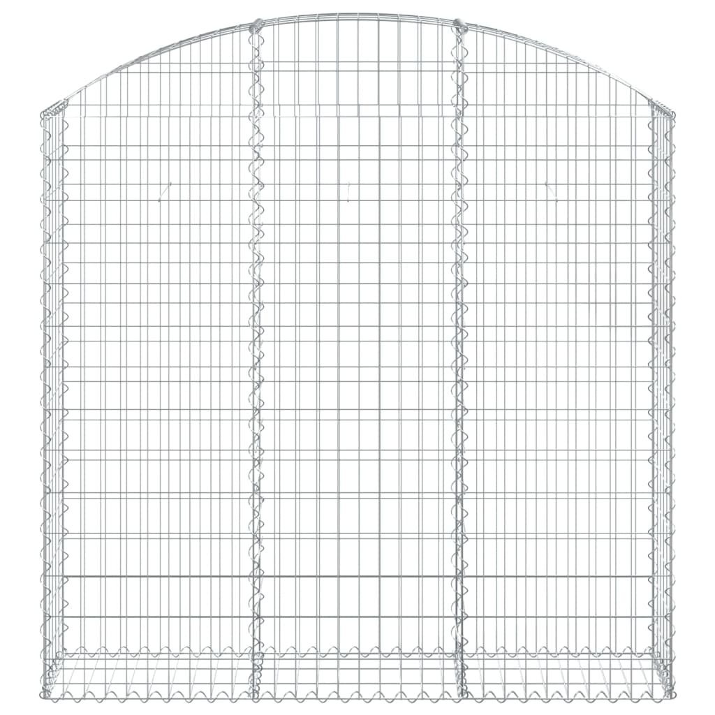 íves horganyzott vas gabion kosár 150x30x140/160 cm