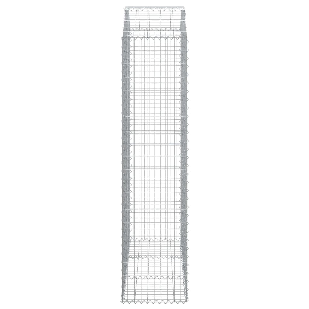 íves horganyzott vas gabion kosár 150x50x200/220 cm