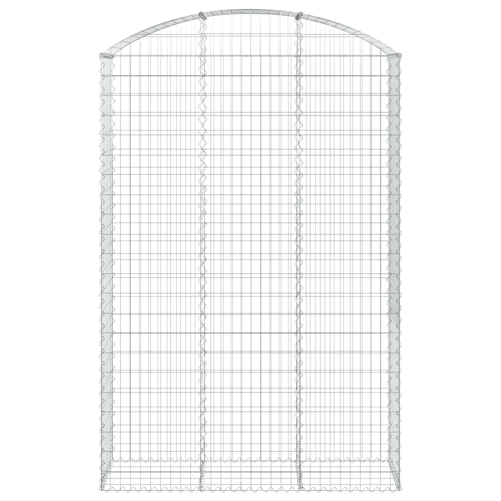 íves horganyzott vas gabion kosár 150x50x220/240 cm