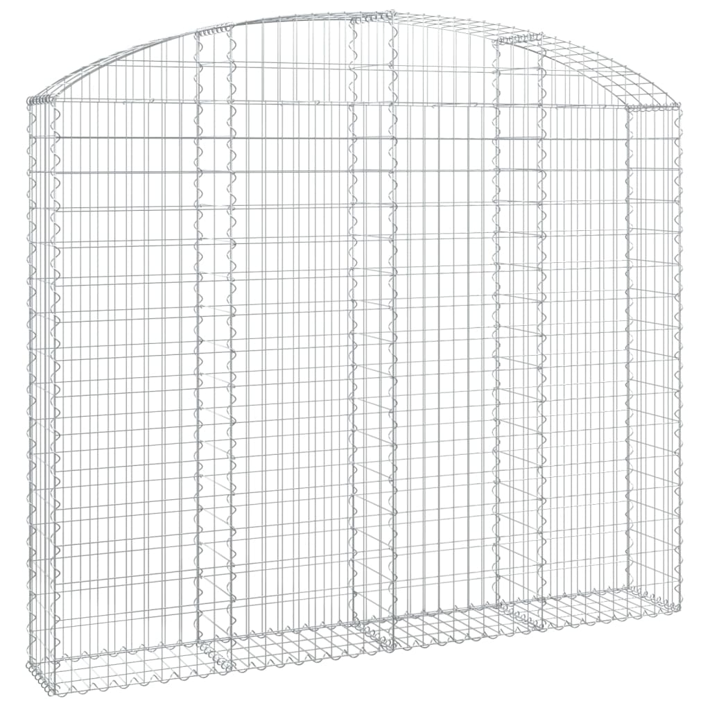 íves horganyzott vas gabion kosár 200x30x160/180 cm