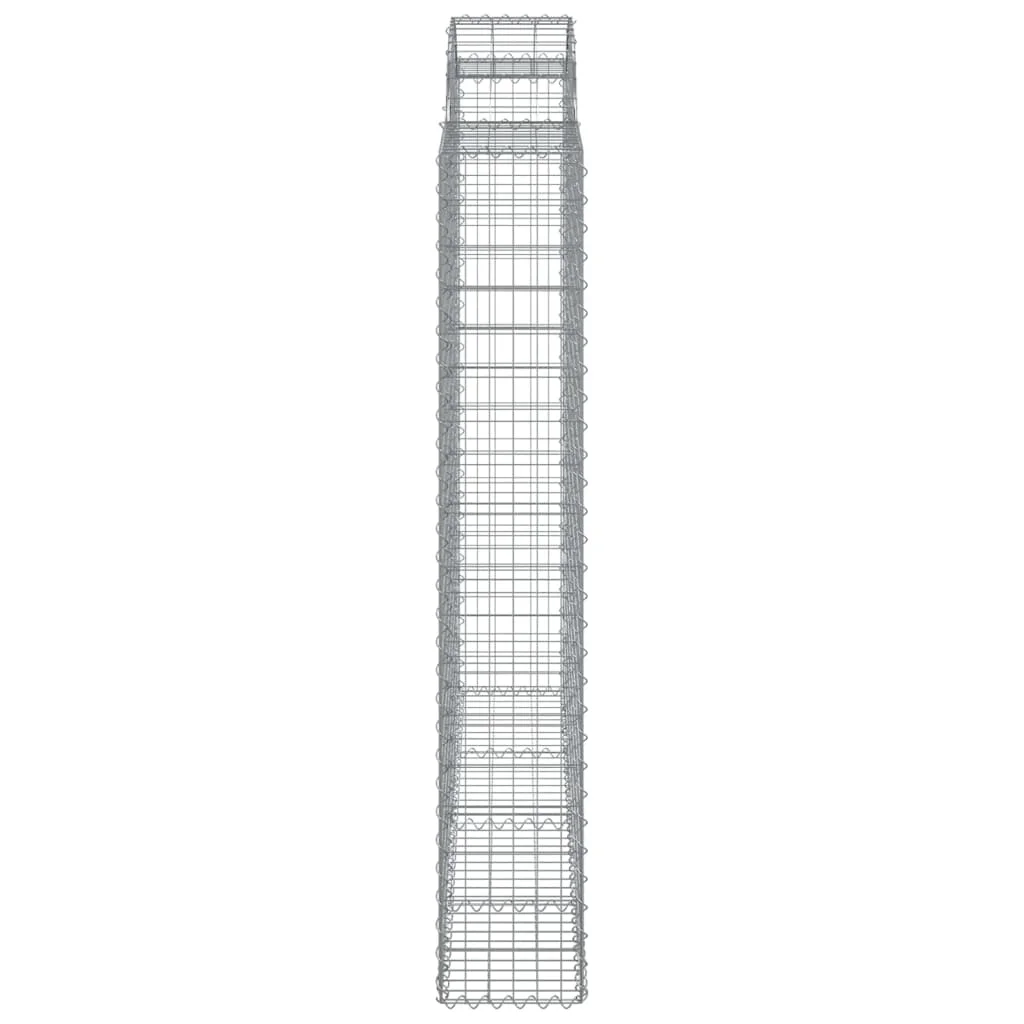 íves horganyzott vas gabion kosár 200x30x180/200 cm