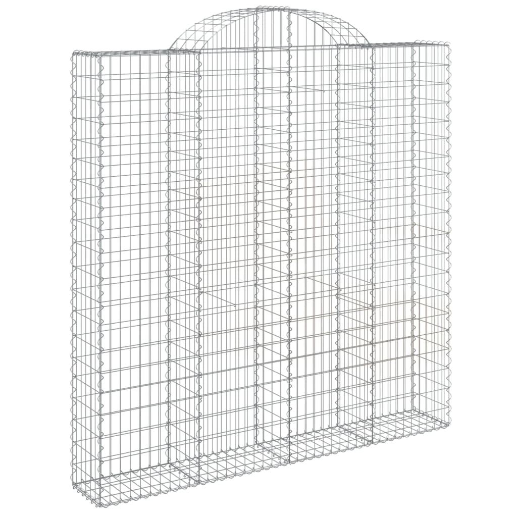 íves horganyzott vas gabion kosár 200x30x200/220 cm