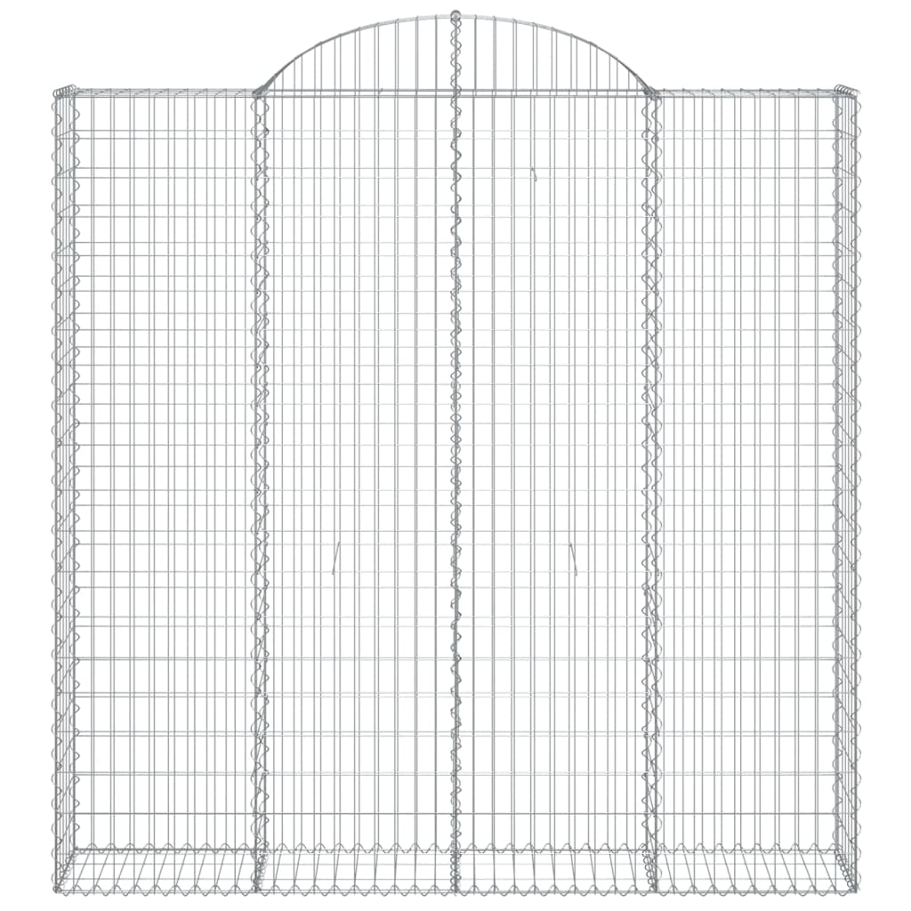 íves horganyzott vas gabion kosár 200x30x200/220 cm