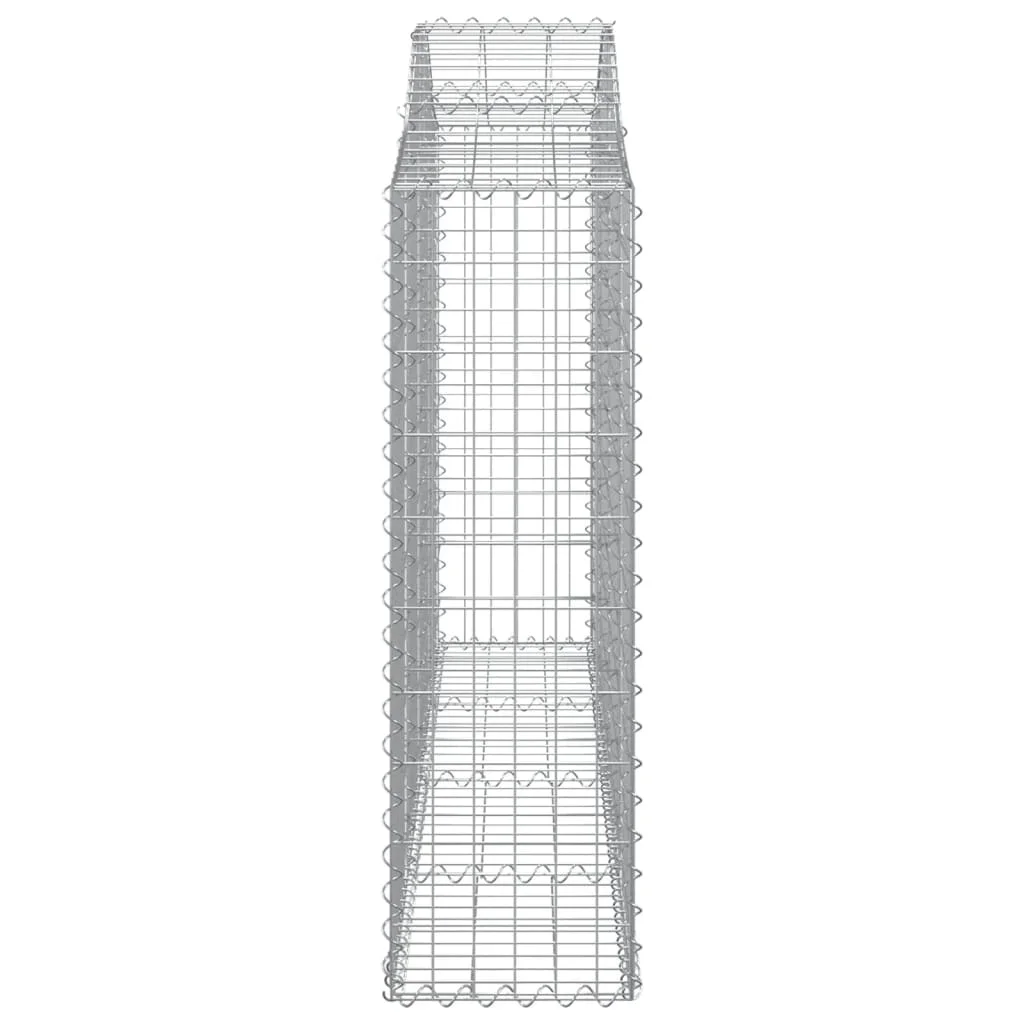 5 db íves horganyzott vas gabion kosár 200x30x100/120 cm