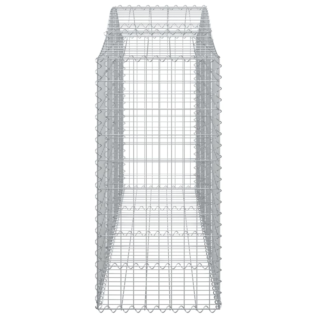 9 db íves horganyzott vas gabion kosár 200 x 50 x 100/120 cm