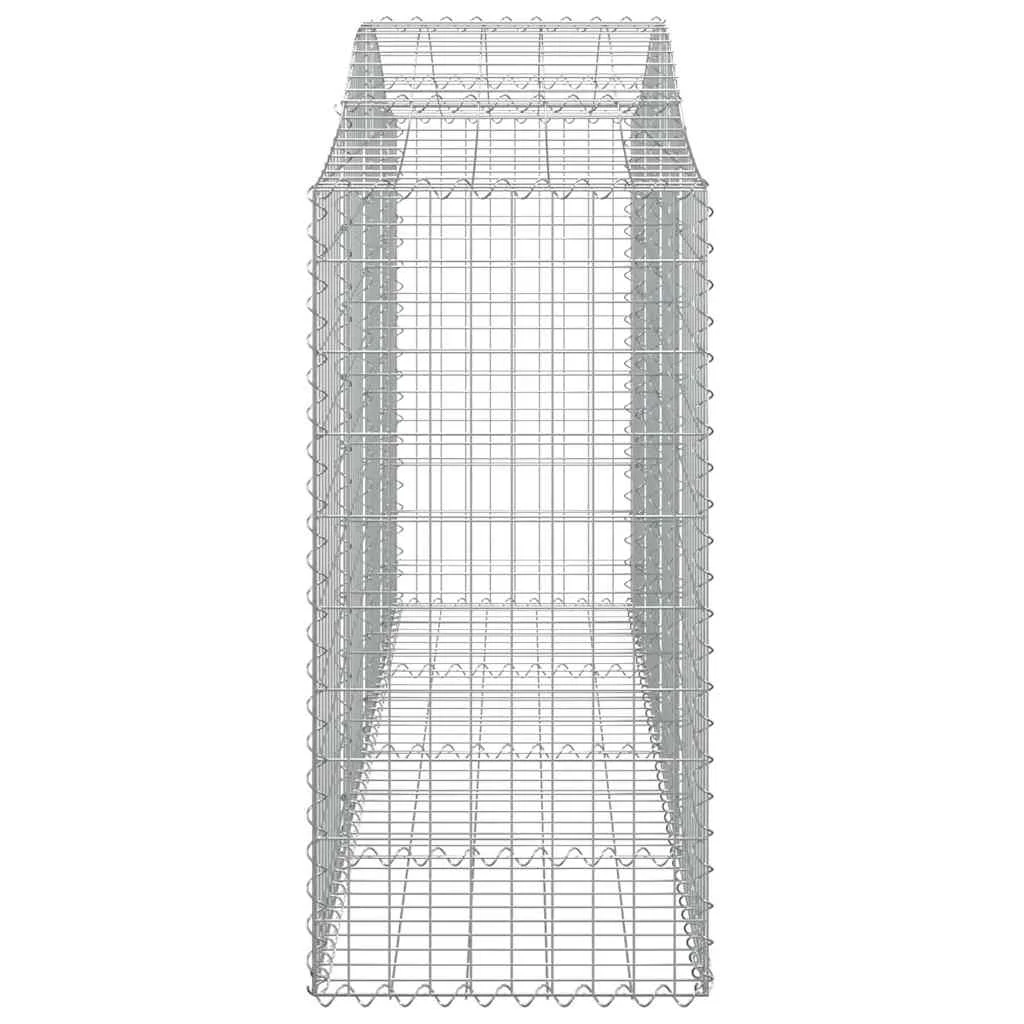 18 db íves horganyzott vas gabion kosár 200x50x100/120 cm