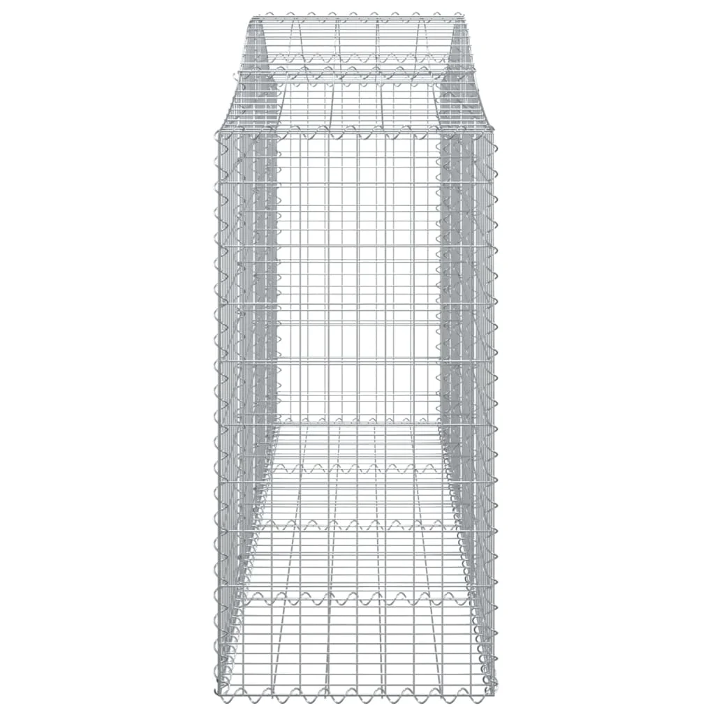 11 db íves horganyzott vas gabion kosár 200x50x120/140 cm