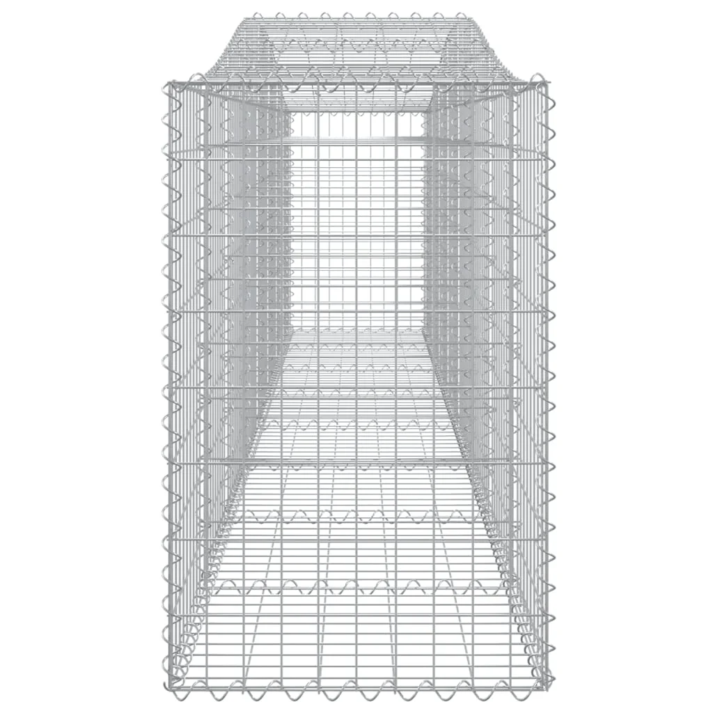 25 db íves horganyzott vas gabion kosár 400x50x80/100 cm
