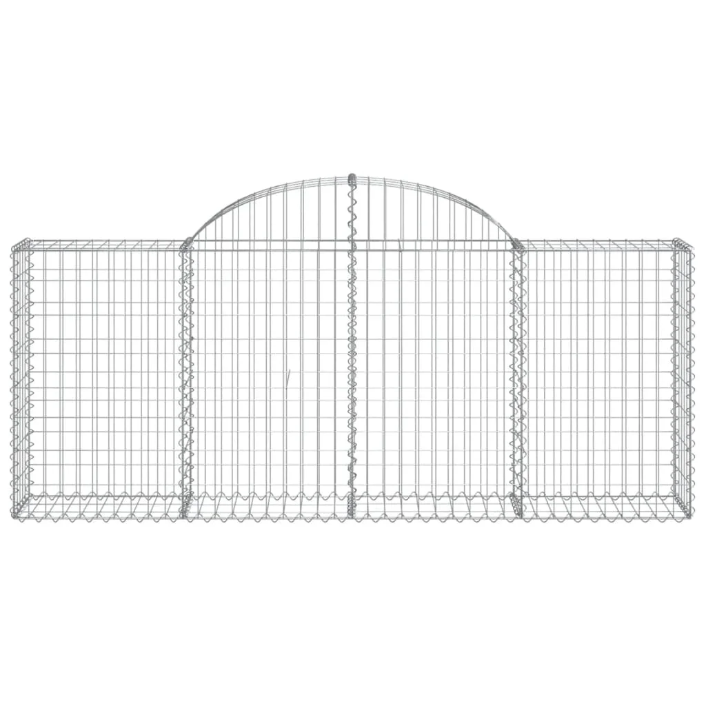 13 db íves horganyzott vas gabion kosár 200x30x80/100 cm