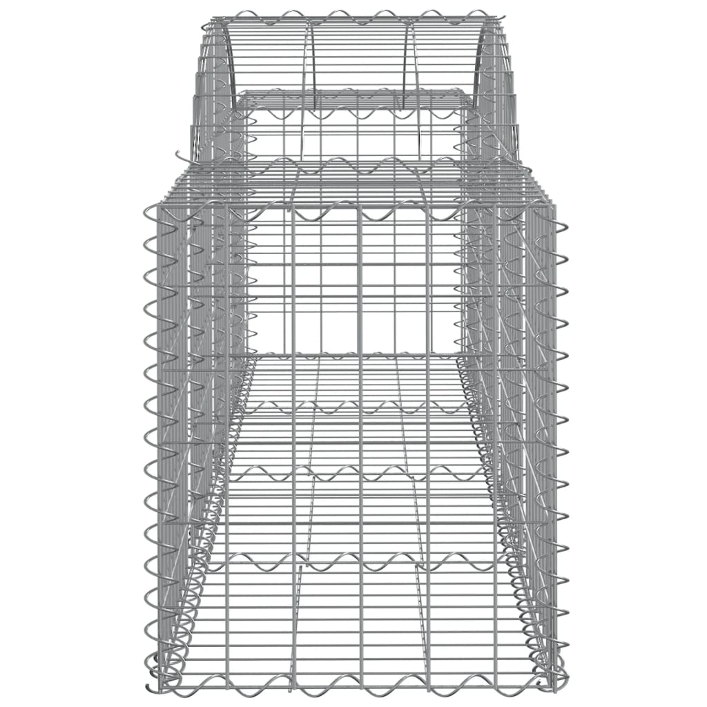 11 db íves horganyzott vas gabion kosár 200x50x60/80 cm