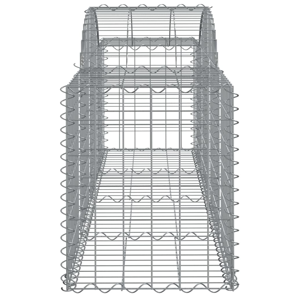 13 db íves horganyzott vas gabion kosár 200x50x60/80 cm