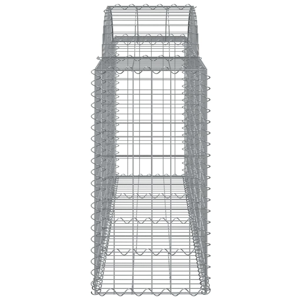 30 db íves horganyzott vas gabion kosár 200x50x80/100 cm