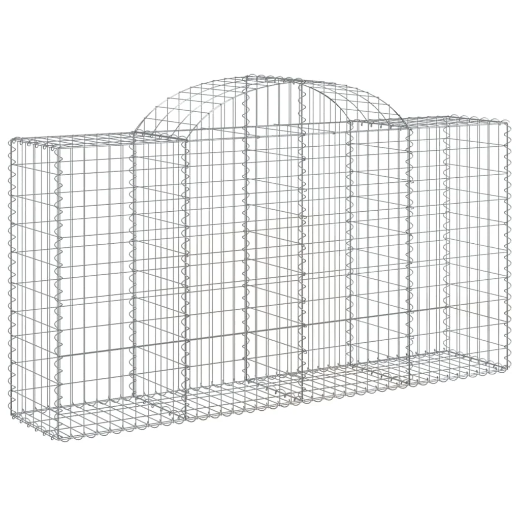 30 db íves horganyzott vas gabion kosár 200x50x100/120 cm