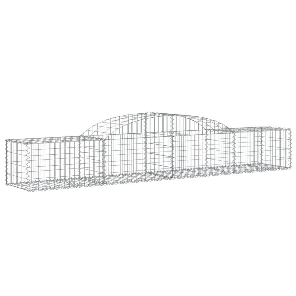 13 db íves horganyzott vas gabion kosár 300x50x40/60 cm