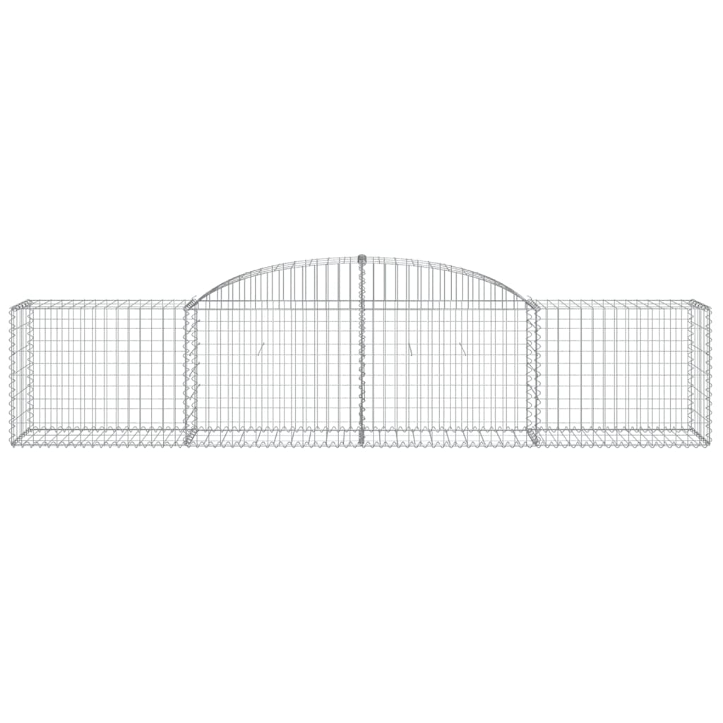 11 db íves horganyzott vas gabion kosár 300x50x60/80 cm