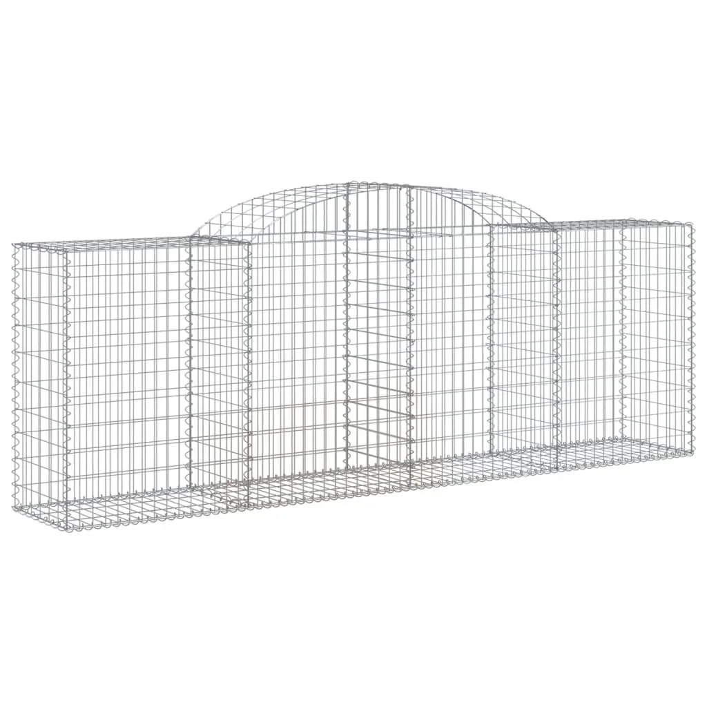 11 db íves horganyzott vas gabion kosár 300 x 50 x 100/120 cm
