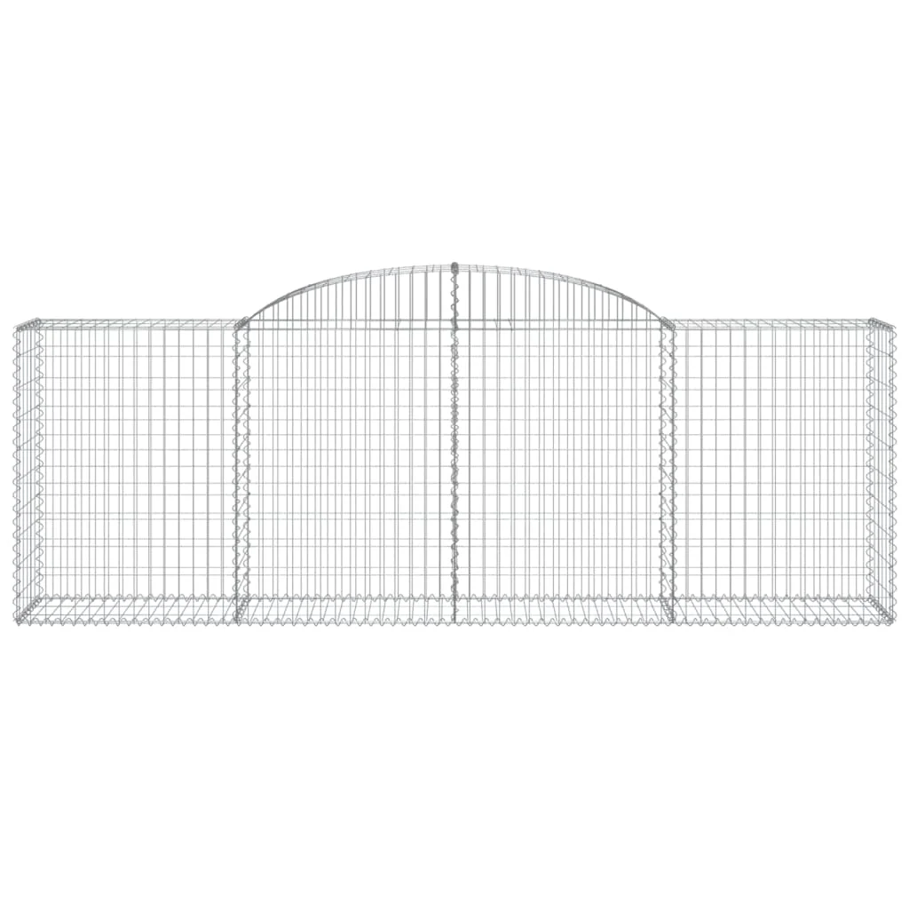 11 db íves horganyzott vas gabion kosár 300 x 50 x 100/120 cm