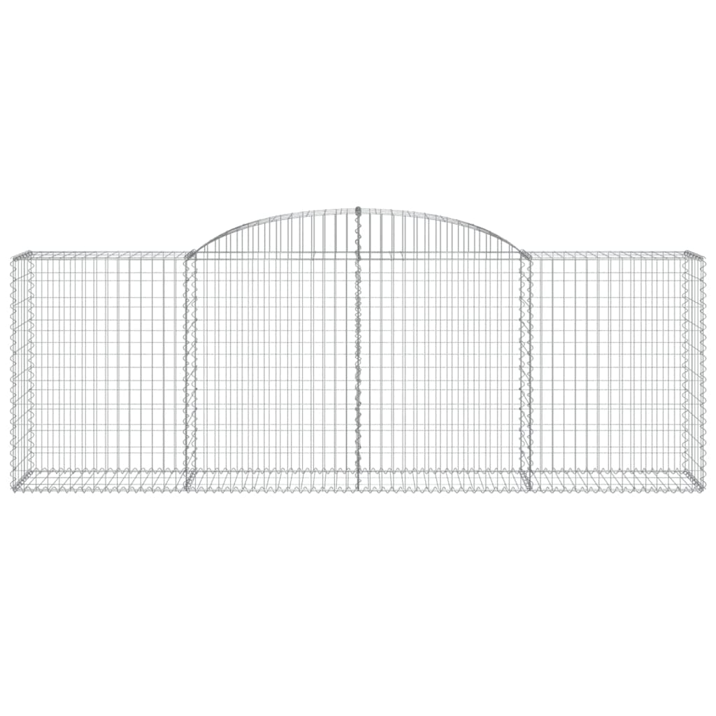 13 db íves horganyzott vas gabion kosár 300 x 50 x 100/120 cm