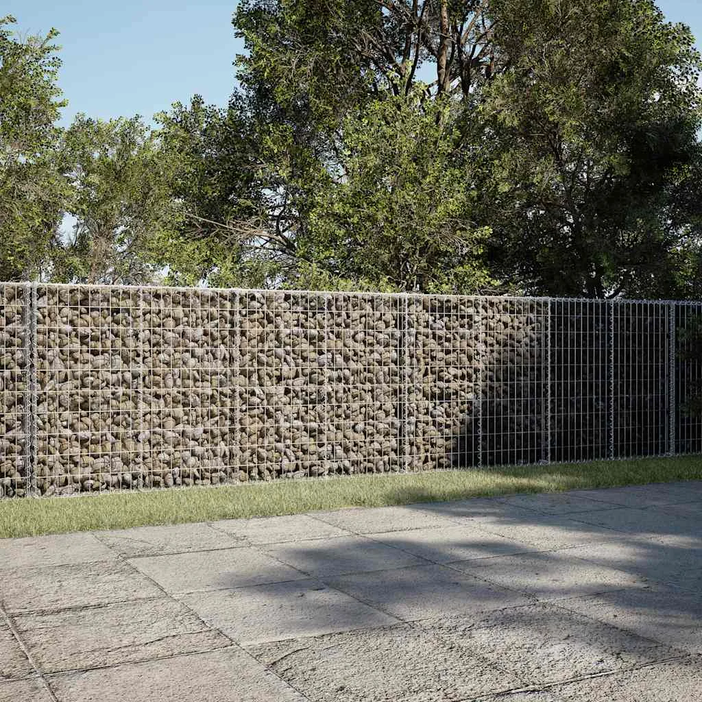 Horganyzott vas gabion kosár fedéllel 800 x 50 x 100 cm