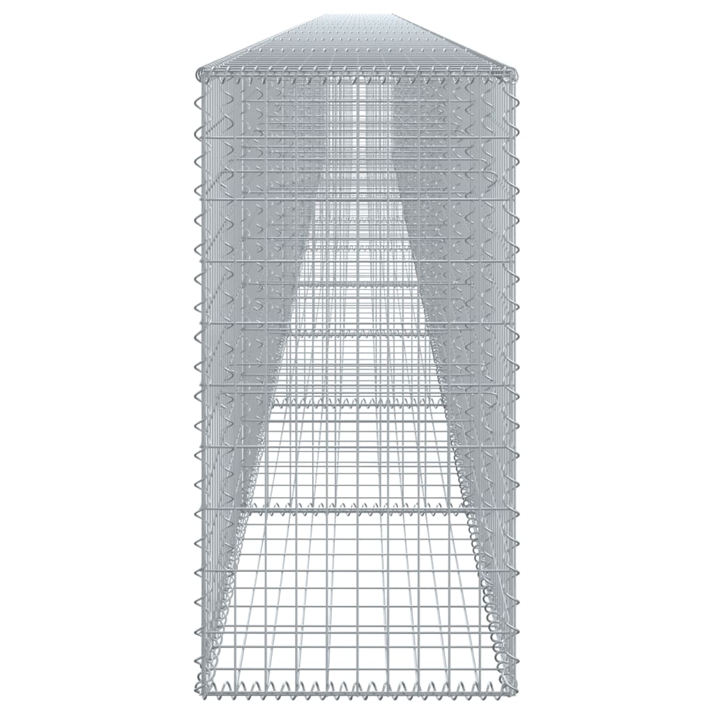 Horganyzott vas gabion kosár fedéllel 1000 x 50 x 100 cm