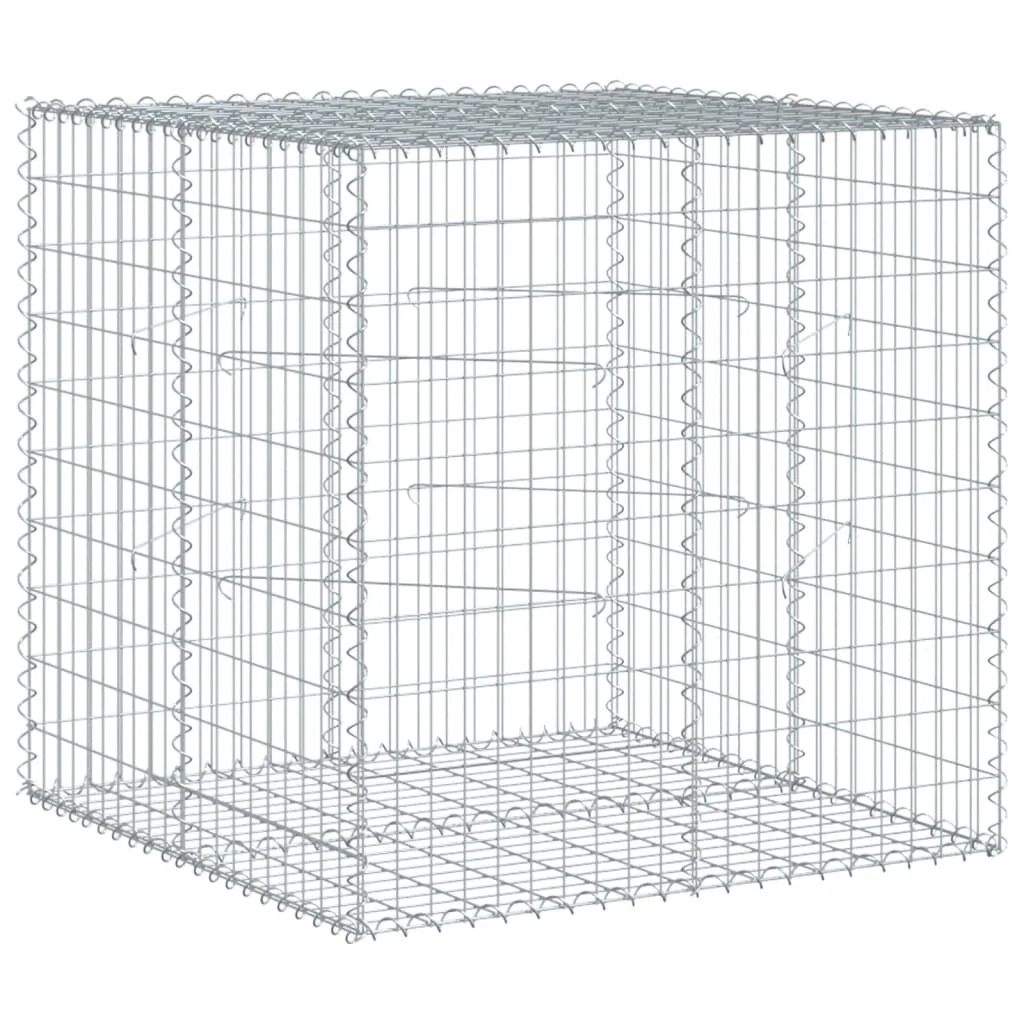 Horganyzott vas gabion kosár fedéllel 100 x 100 x 100 cm