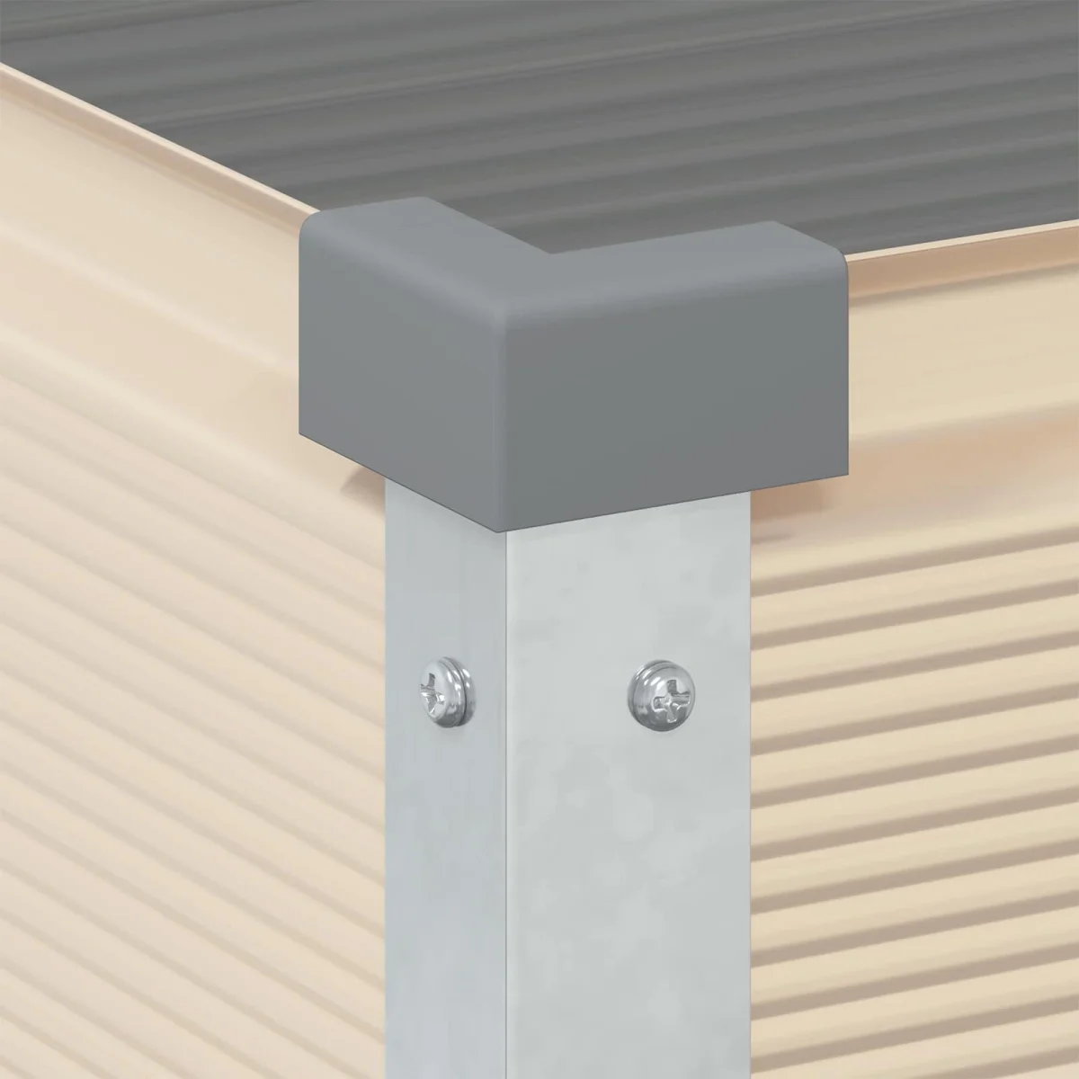 Növénytartó Ívó 100 x 45 x 90 cm Horganyzott acél