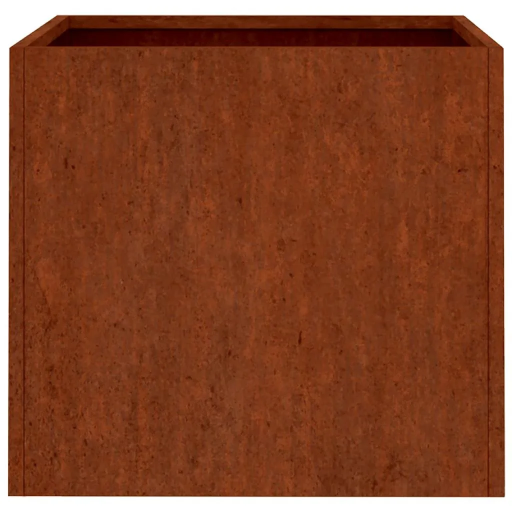 2 db corten acél növénytartó 49x47x46 cm