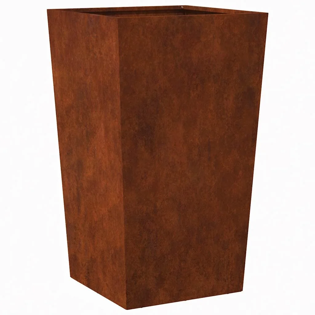 Kerti ültető 45x45x75 cm időjárásálló acélból