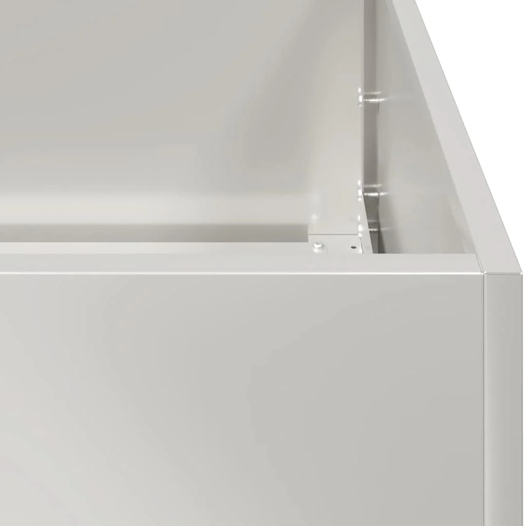 Növénytartó 360x40x40 cm rozsdamentes acélból