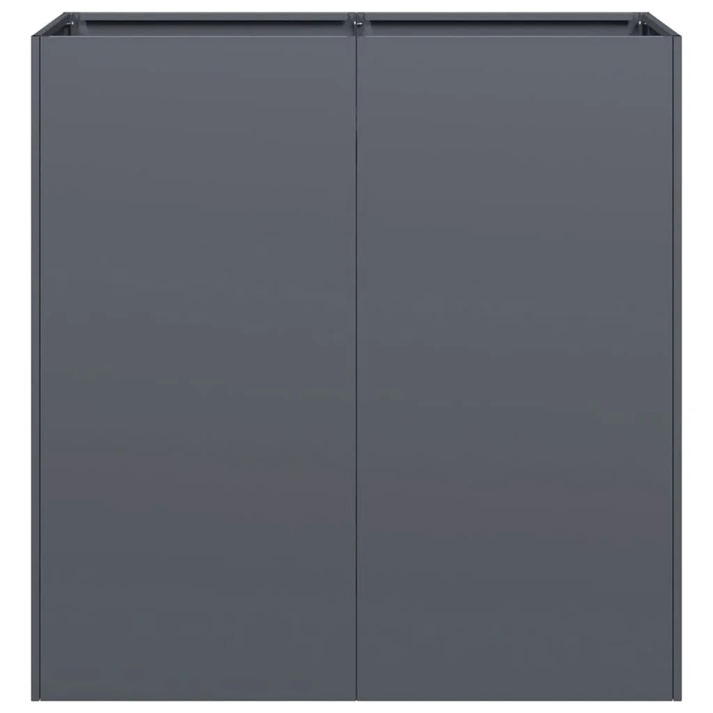 Növénytartó antracitszürke 80x40x80 cm hidegen hengerelt acél