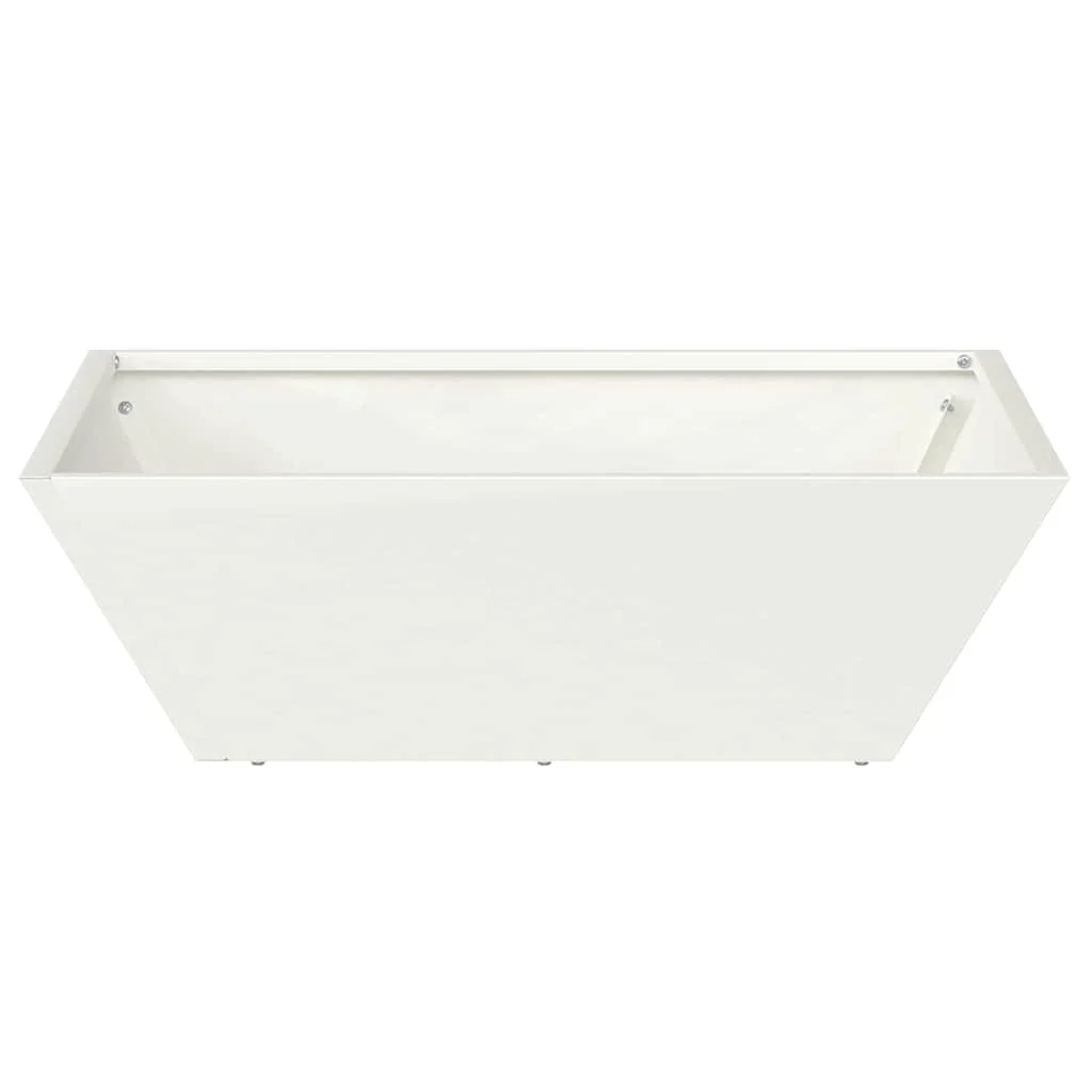 Műanyag virágtartó 5 pcs Fehér 50 x 50 x 15 cm Acél