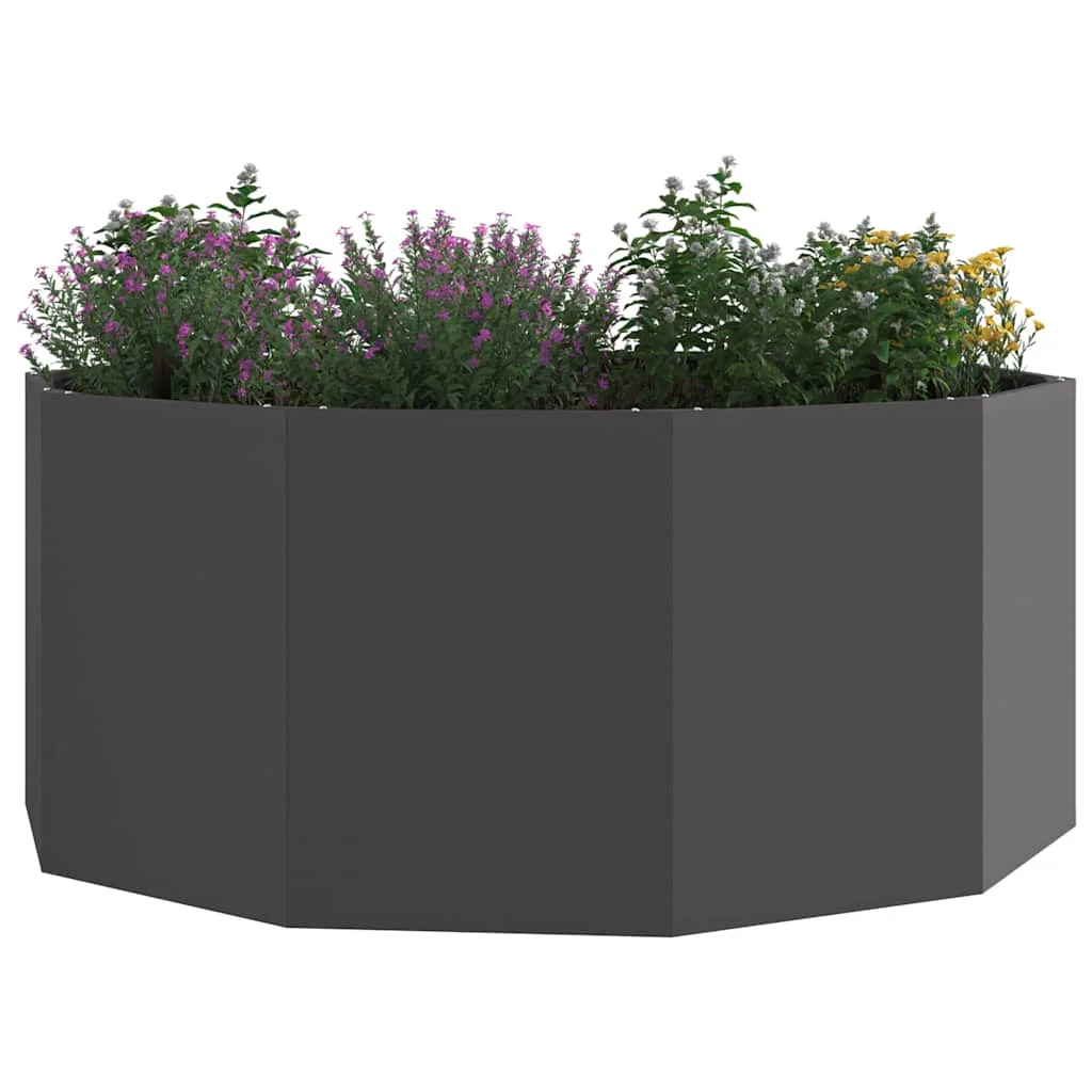 Növénytartó Fekete 120 x 120 x 50 cm Acél